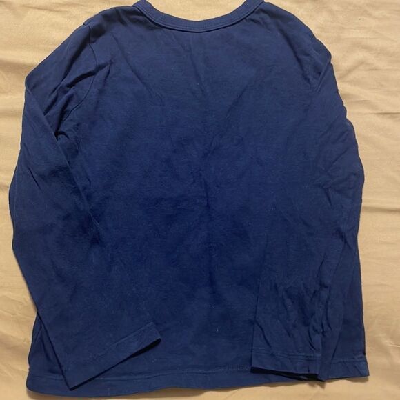 💙Gap long sleeve shirt navy blue size XS skateboard “Skate mode always on”🧡 - Picture 3 of 4